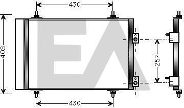 EACLIMA 30C10021 - Kondenser, kondisioner furqanavto.az