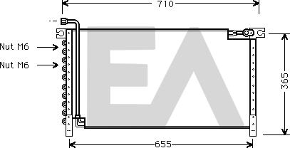 EACLIMA 30C18004 - Kondenser, kondisioner furqanavto.az