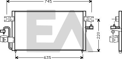 EACLIMA 30C18010 - Kondenser, kondisioner furqanavto.az