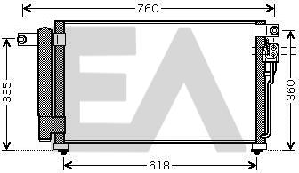 EACLIMA 30C36020 - Kondenser, kondisioner furqanavto.az