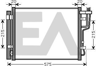 EACLIMA 30C36027 - Kondenser, kondisioner furqanavto.az