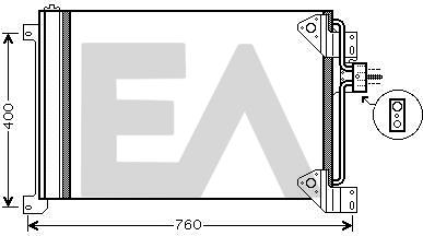 EACLIMA 30C30008 - Kondenser, kondisioner furqanavto.az