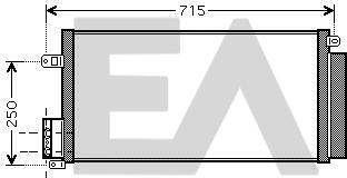 EACLIMA 30C25054 - Kondenser, kondisioner furqanavto.az
