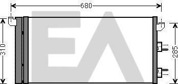EACLIMA 30C25050 - Kondenser, kondisioner furqanavto.az