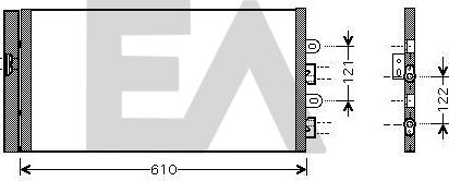 EACLIMA 30C25051 - Kondenser, kondisioner furqanavto.az