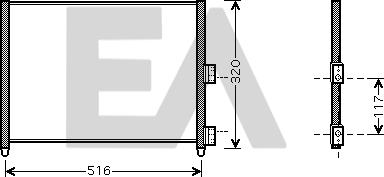 EACLIMA 30C25053 - Kondenser, kondisioner furqanavto.az