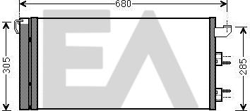 EACLIMA 30C25061 - Kondenser, kondisioner furqanavto.az
