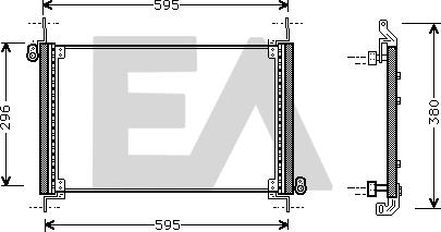 EACLIMA 30C25018 - Kondenser, kondisioner furqanavto.az