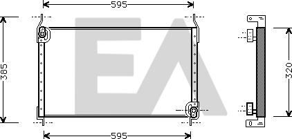 EACLIMA 30C25013 - Kondenser, kondisioner furqanavto.az