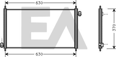 EACLIMA 30C26012 - Kondenser, kondisioner furqanavto.az