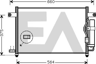 EACLIMA 30C20012 - Kondenser, kondisioner furqanavto.az