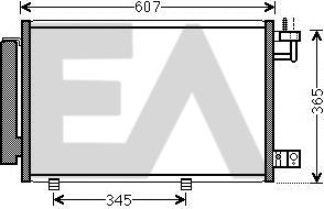 EACLIMA 30C22049 - Kondenser, kondisioner furqanavto.az