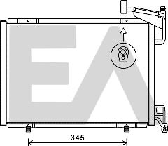 EACLIMA 30C22031 - Kondenser, kondisioner furqanavto.az
