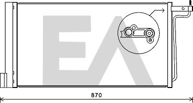 EACLIMA 30C22026 - Kondenser, kondisioner furqanavto.az