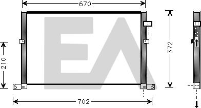 EACLIMA 30C22022 - Kondenser, kondisioner furqanavto.az