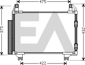 EACLIMA 30C71099 - Kondenser, kondisioner furqanavto.az