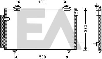 EACLIMA 30C71056 - Kondenser, kondisioner furqanavto.az