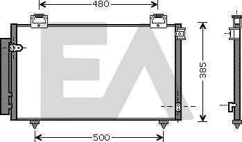 EACLIMA 30C71050 - Kondenser, kondisioner furqanavto.az