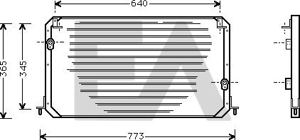 EACLIMA 30C71007 - Kondenser, kondisioner furqanavto.az