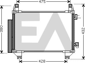 EACLIMA 30C71082 - Kondenser, kondisioner furqanavto.az