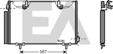 EACLIMA 30C71039 - Kondenser, kondisioner furqanavto.az