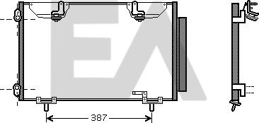 EACLIMA 30C71038 - Kondenser, kondisioner furqanavto.az