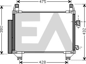 EACLIMA 30C71101 - Kondenser, kondisioner furqanavto.az