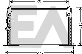 EACLIMA 30C71108 - Kondenser, kondisioner furqanavto.az