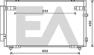 EACLIMA 30C71111 - Kondenser, kondisioner furqanavto.az