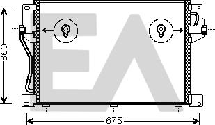 EACLIMA 30C78002 - Kondenser, kondisioner furqanavto.az