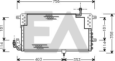 EACLIMA 30C77003 - Kondenser, kondisioner furqanavto.az