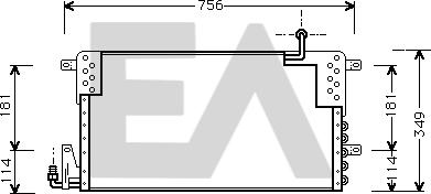 EACLIMA 30C77013 - Kondenser, kondisioner furqanavto.az