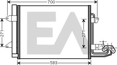 EACLIMA 30C77024 - Kondenser, kondisioner furqanavto.az