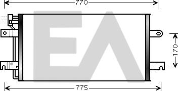 EACLIMA 30C77022 - Kondenser, kondisioner furqanavto.az