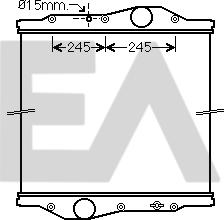 EACLIMA 31R45064 - Radiator, mühərrikin soyudulması furqanavto.az