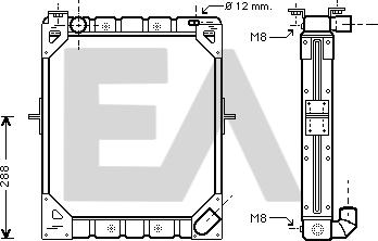 EACLIMA 31R45031 - Radiator, mühərrikin soyudulması furqanavto.az