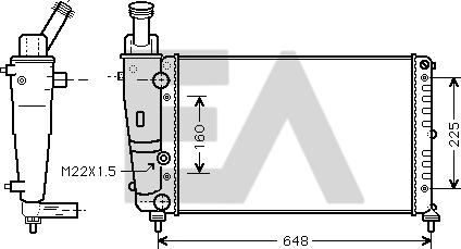 EACLIMA 31R40010 - Radiator, mühərrikin soyudulması furqanavto.az