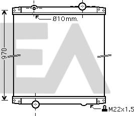 EACLIMA 31R59003 - Radiator, mühərrikin soyudulması furqanavto.az