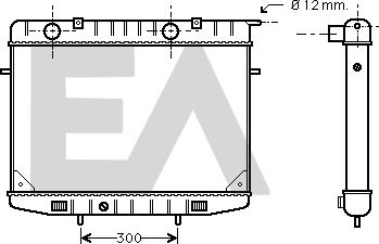 EACLIMA 31R54090 - Radiator, mühərrikin soyudulması furqanavto.az