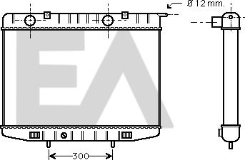 EACLIMA 31R54093 - Radiator, mühərrikin soyudulması furqanavto.az