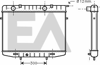 EACLIMA 31R54092 - Radiator, mühərrikin soyudulması furqanavto.az