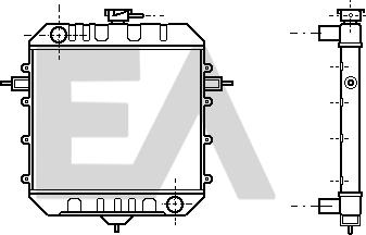 EACLIMA 31R54017 - Radiator, mühərrikin soyudulması furqanavto.az