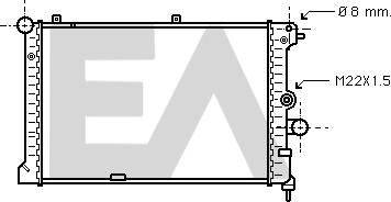 EACLIMA 31R54086 - Radiator, mühərrikin soyudulması furqanavto.az