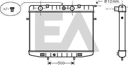 EACLIMA 31R54087 - Radiator, mühərrikin soyudulması furqanavto.az