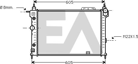 EACLIMA 31R54148 - Radiator, mühərrikin soyudulması furqanavto.az