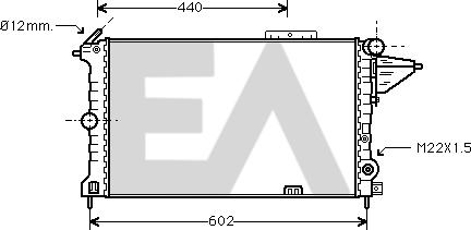 EACLIMA 31R54151 - Radiator, mühərrikin soyudulması furqanavto.az