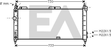 EACLIMA 31R54166 - Radiator, mühərrikin soyudulması furqanavto.az
