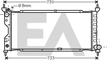 EACLIMA 31R54161 - Radiator, mühərrikin soyudulması furqanavto.az