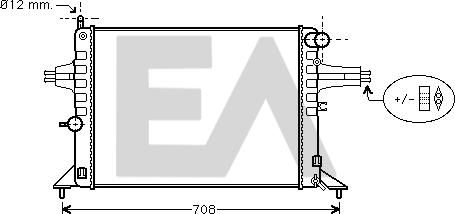 EACLIMA 31R54103 - Radiator, mühərrikin soyudulması furqanavto.az