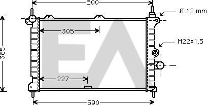 EACLIMA 31R54102 - Radiator, mühərrikin soyudulması furqanavto.az